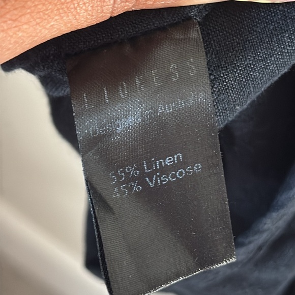 LIONESS Linen High Neck Open Back Mini Dress Size M - Picture 5 of 5